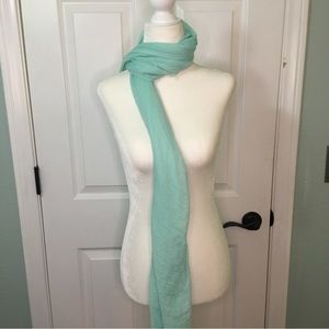Blue lightweight scarf